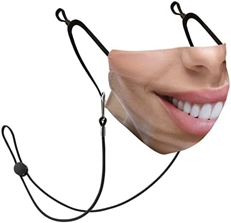 6Pcs Smiješno Masku Prilagodljiva ponovno iskoristivih Žena Usta Debela Usta na Usta Pokriti tinejdžericama