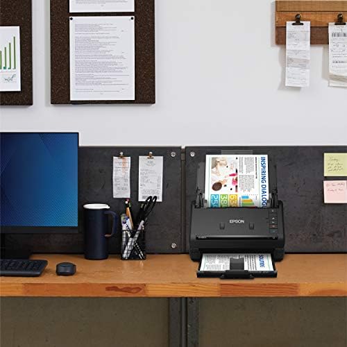Epson radne snage ES-400 II Boju Dupleks Desktop Dokument Skener za PC i Mac, uz Auto Dokument Feeder (AVIJACIJA) i Sliku Prilagođavanja Alat (Obnovio)