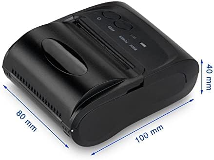 Ja-SHISM Prenosni Mini Bluetooth Printer 58mm Bežični Termalni Račun Printer za Mobilni Telefon 1500 MAh