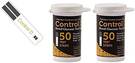 KONTROLU D Krv Glukoze Test Trake - 50 Računati (Pakovanje od 2)