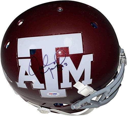 Johnny Manziel Potpisao Autogram Teksas A&M PROLINE Kacigu PSA/DNK - Potpisanu Koledž Kacige