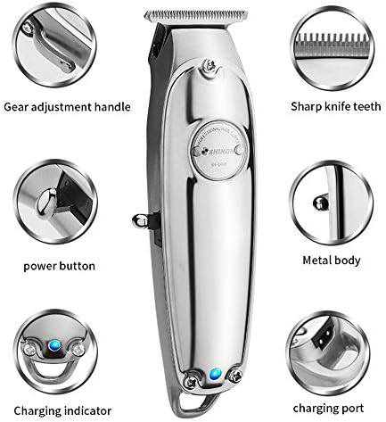 Kosa Makaze Profesionalni Električni USB Puni Visok moćni Kosu Rezanje Kit Prenosni Muškarac Frizura Alat